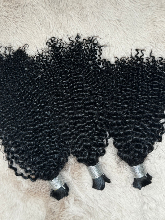 Bulk Human Braiding Hair Extensions